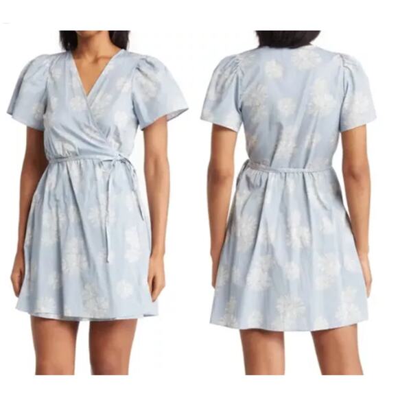 Madewell Desert Wrap Dress Madewell Size Medium - Picture 1 of 4